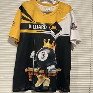 Billiard Graphic T-Shirt 8 ball Pool Table